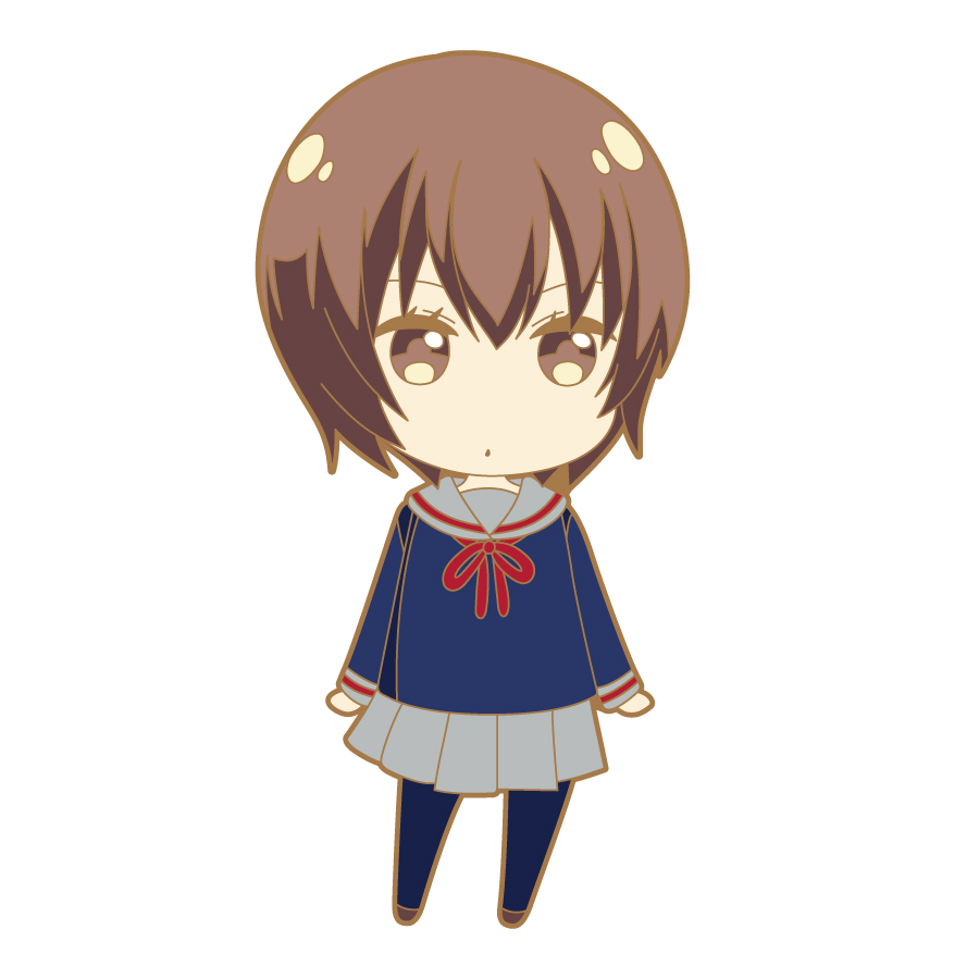 未確認で進行形　ピンバッジ　128.鹿島撫子