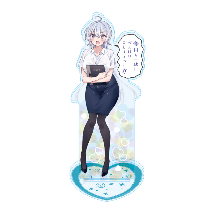 よわよわ先生 セリフ付きアクリルスタンド 鶸村ひより 夏服ver.