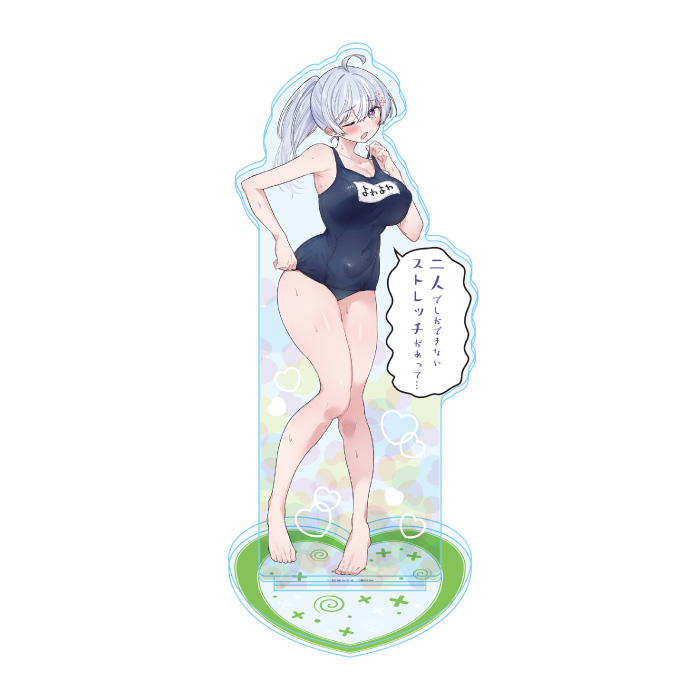 よわよわ先生 セリフ付きアクリルスタンド 鶸村ひより 水着ver.