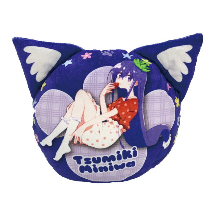 あっちこっち 猫耳つみきさんクッション 御庭つみき