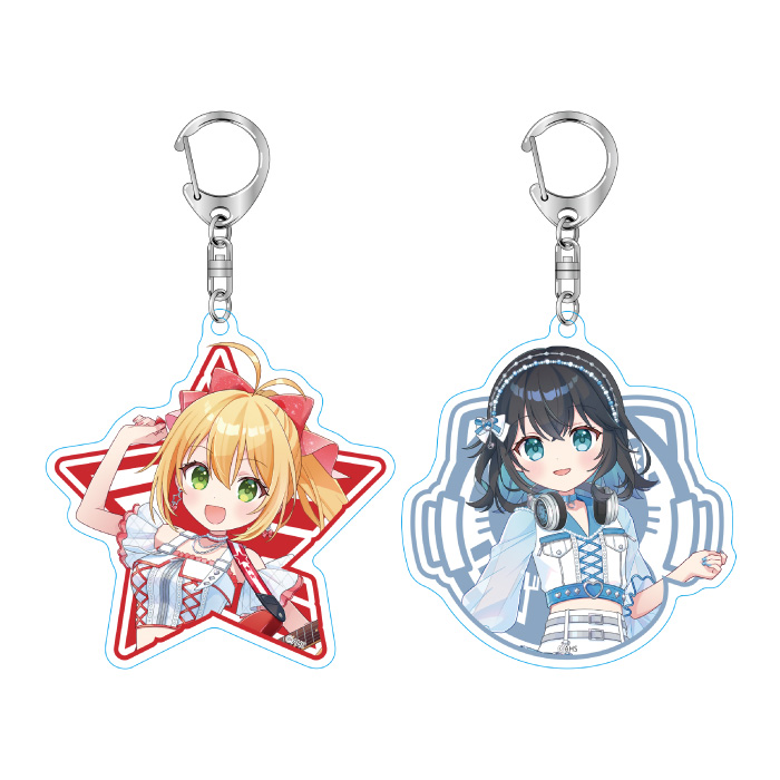 弦巻マキ&宮舞モカ アクリルキーホルダー 弦巻マキ&宮舞モカ 2種セット