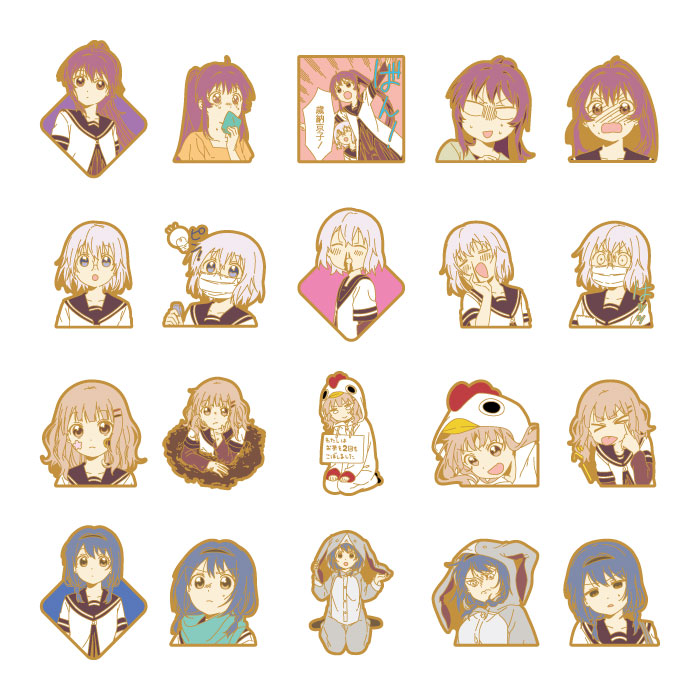 ゆるゆり ピンズ 生徒会セット
